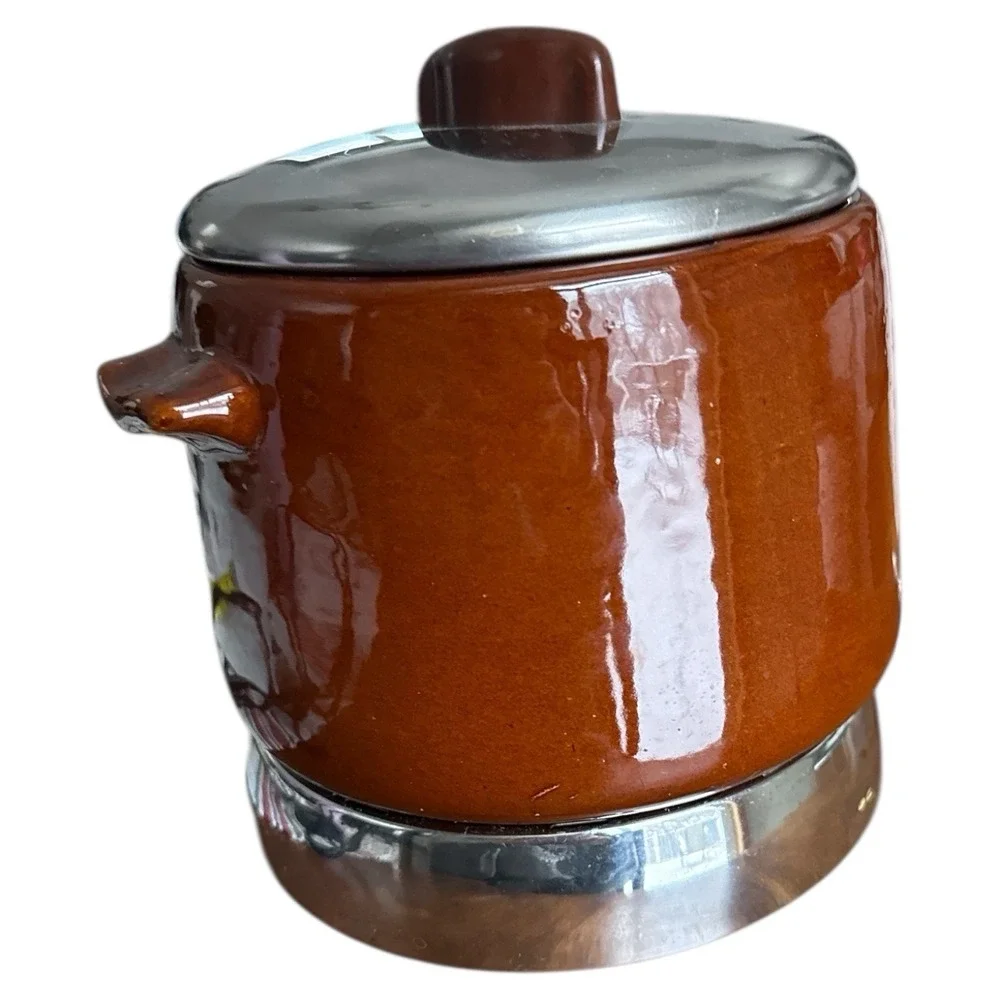 Vtg West Bend 2 Qt Bean Crock Pot Electric Heating Base 3295E USA Made Tested‎